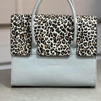Silver Leopard Bossbag