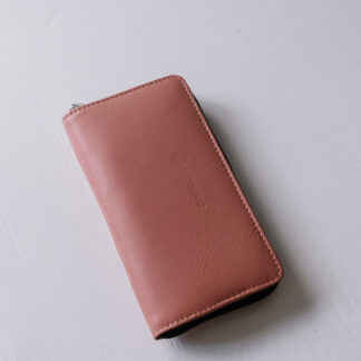 pink leather wallet stonecamp